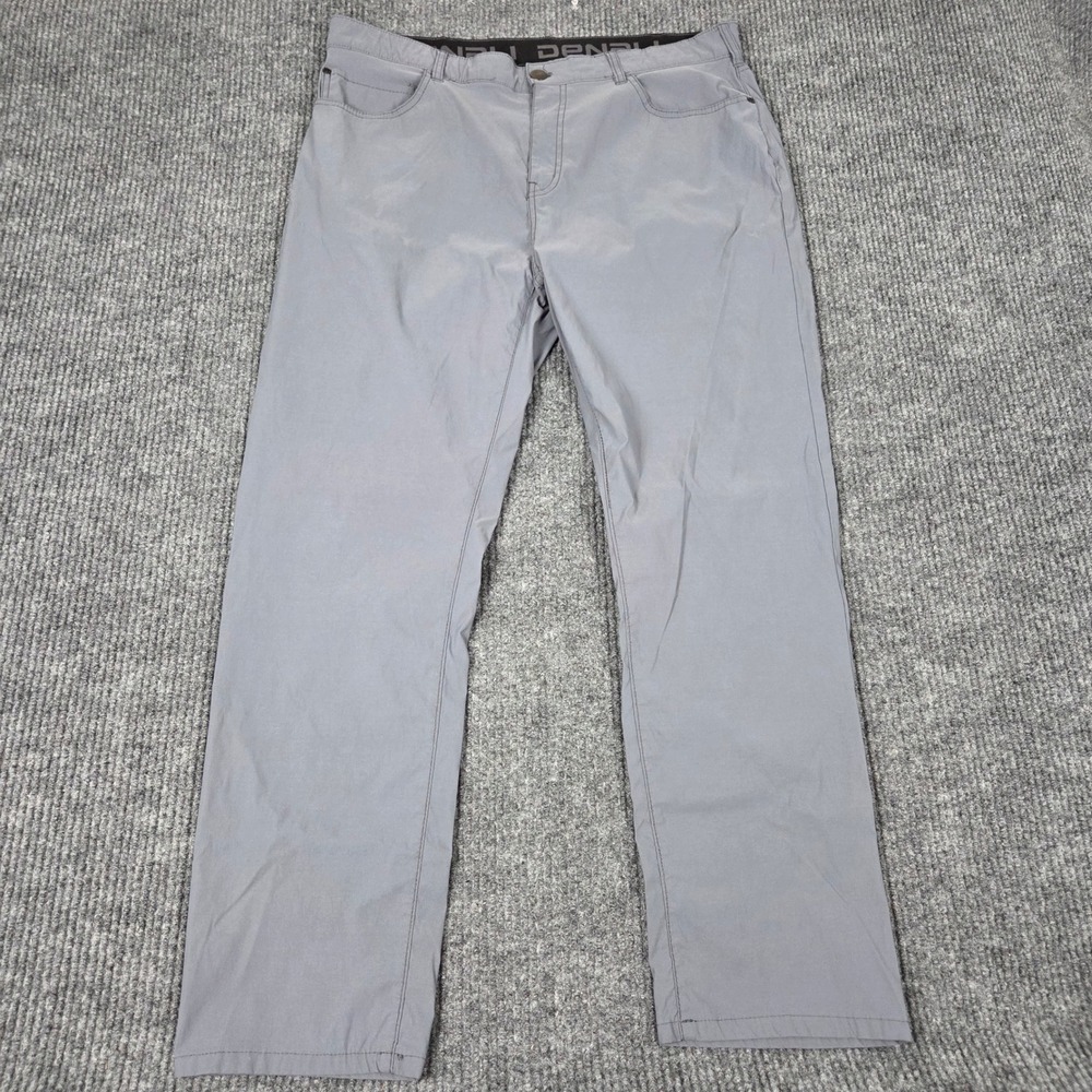Denali Mens Gray Nylon Spandex Stretch Outdoor Hiking Pants 38x30